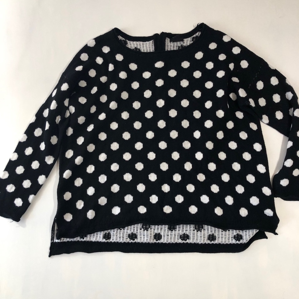 H&M oversized polka dot sweater size L